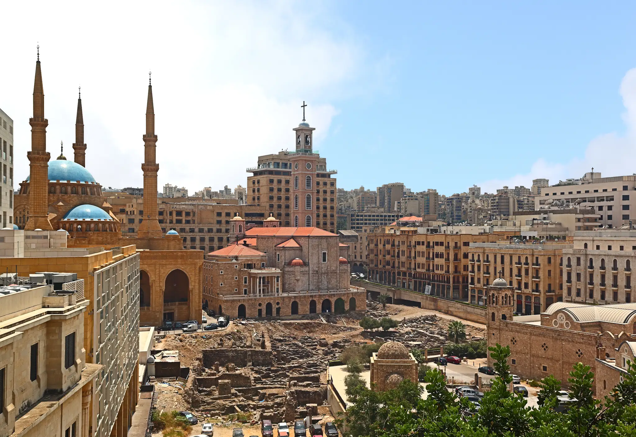 Downtown Beirut Skyline, Lebanon.