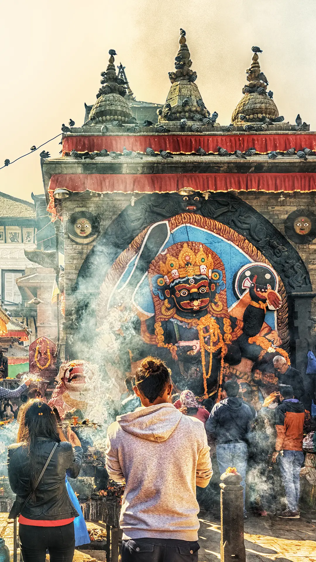 Kala Bhairava Temple, Kathmandu, Nepal.