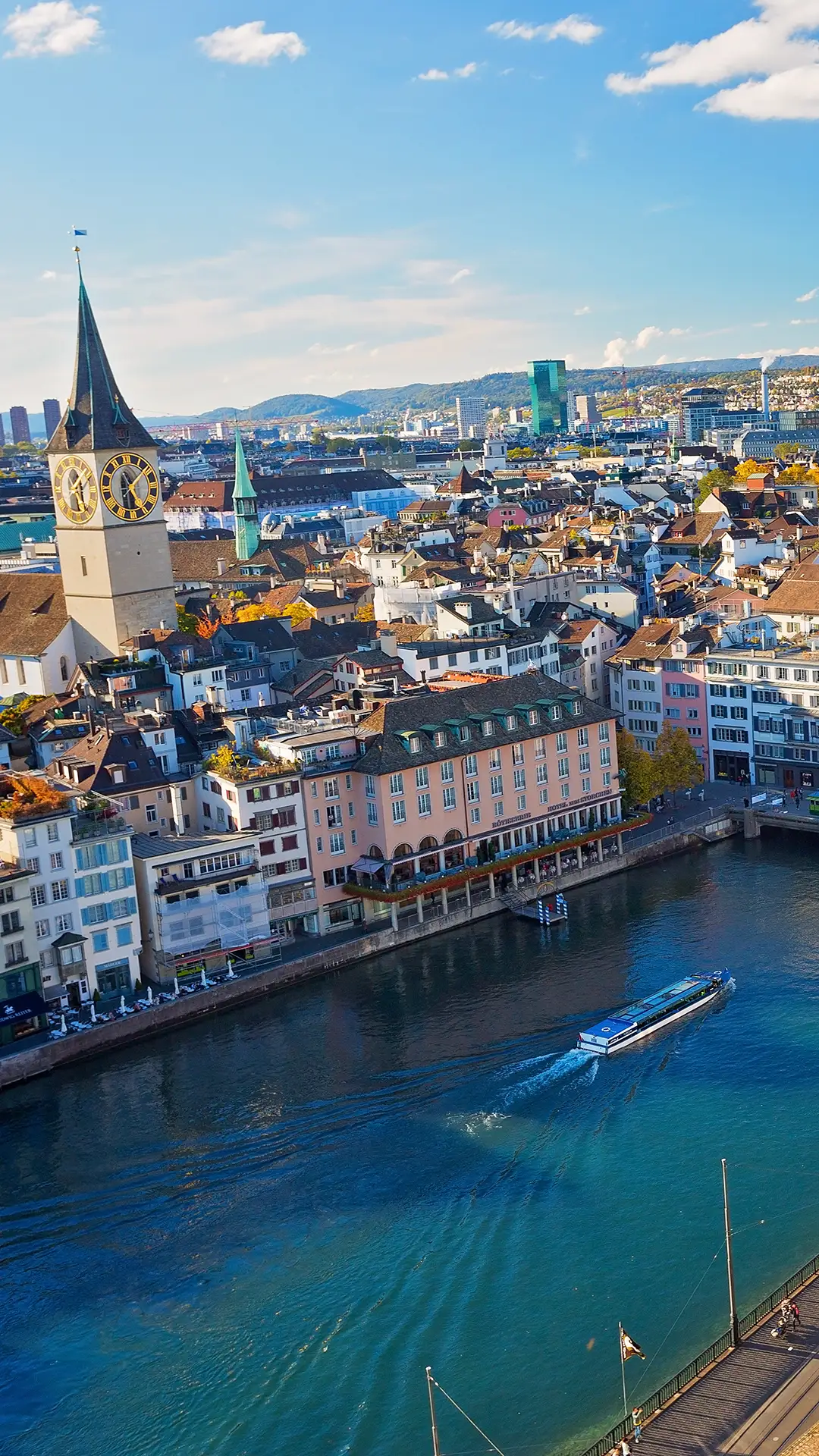 View of Zürich, Switzerland.