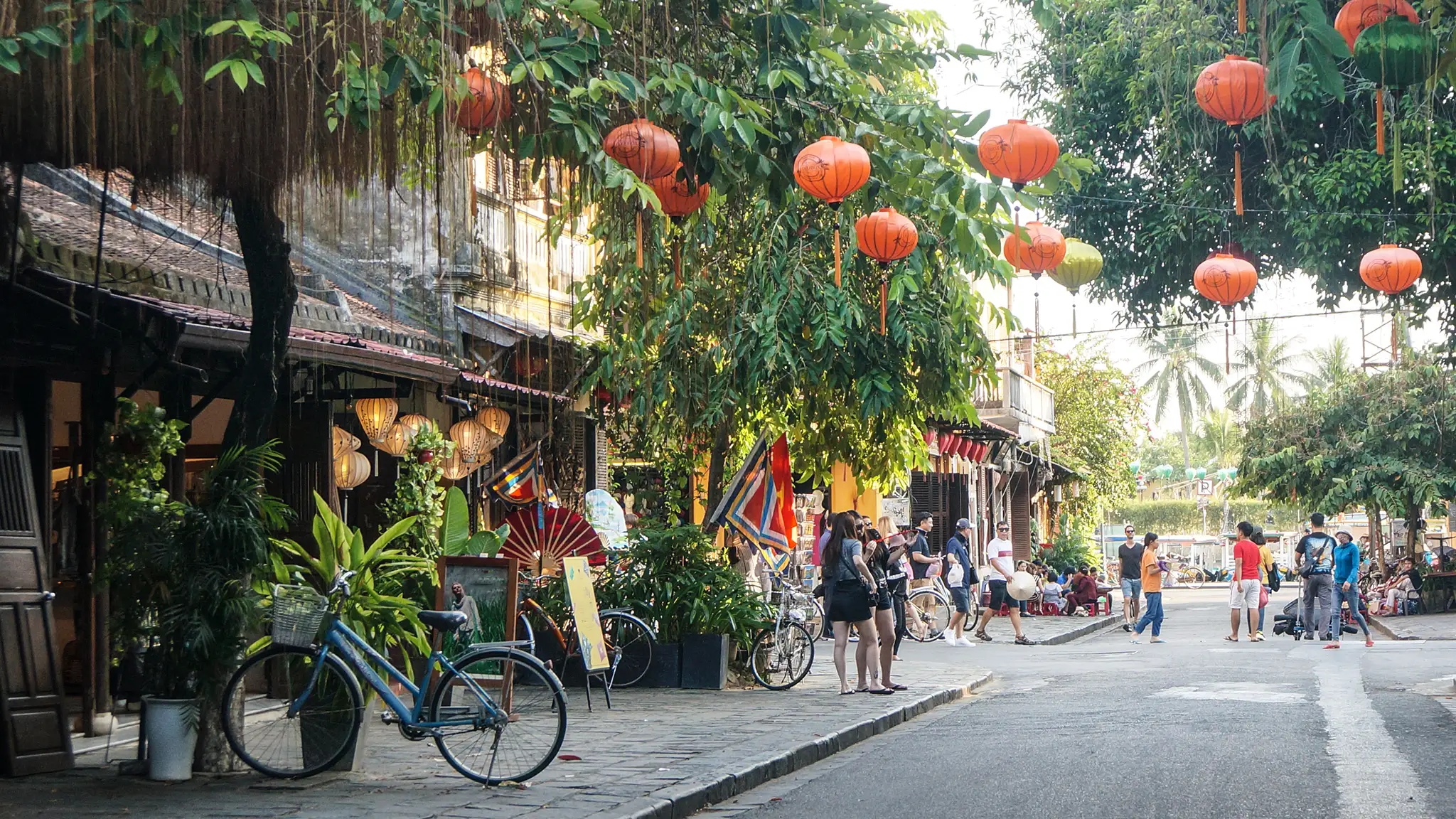 Street in Hội An, Vietnam.