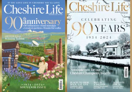 Cheshire Life covers.