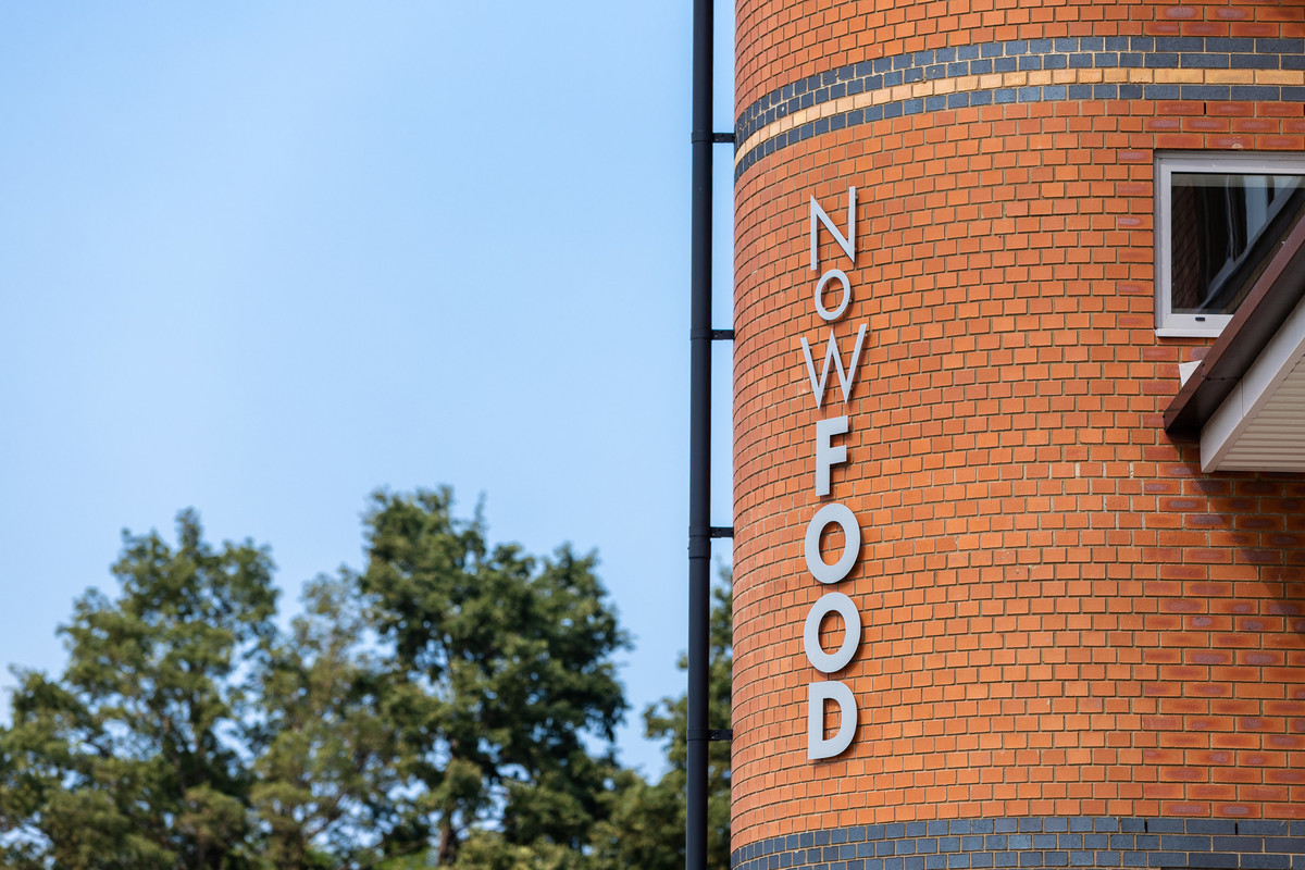 Nowfood signage on building